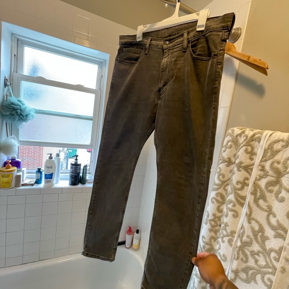 510 skinny Levi grey mens jeans size 36x30